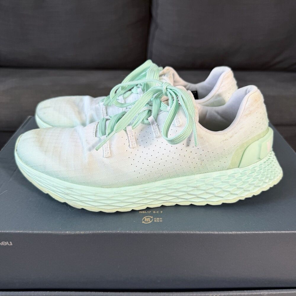 Nobull Ripstop Gradient Mint Green Athletic Runner Running Shoes Women's Size 8